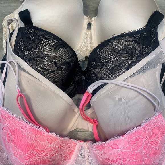 Wacoal Talbots Rampage ThirdLove Variety 4 Bras Underwired T Shirt Lace - Picture 2 of 14